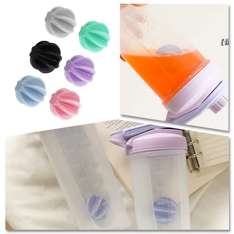 [Australia] - 11 Pcs Multicolor Whisk Shaker Balls Milkshake Protein Shaker Balls Plastic Blending Mixing Balls for Protein Shaker Bottle (Random Color) 