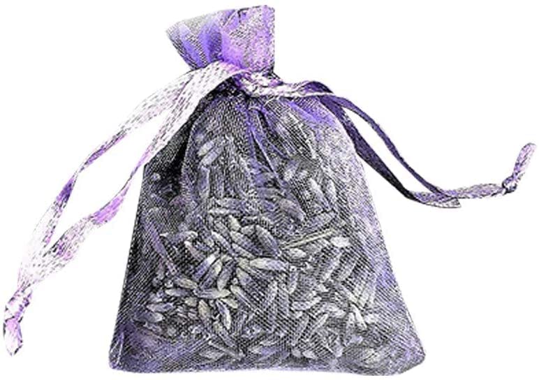 [Australia] - 12 Hand Made Bags of Dried Lavender, by The Home of Lavender Fresh Dried Lavender Bag Moths Protection for Closet and Drawers Natural Air Purifying Luggage Freshener 