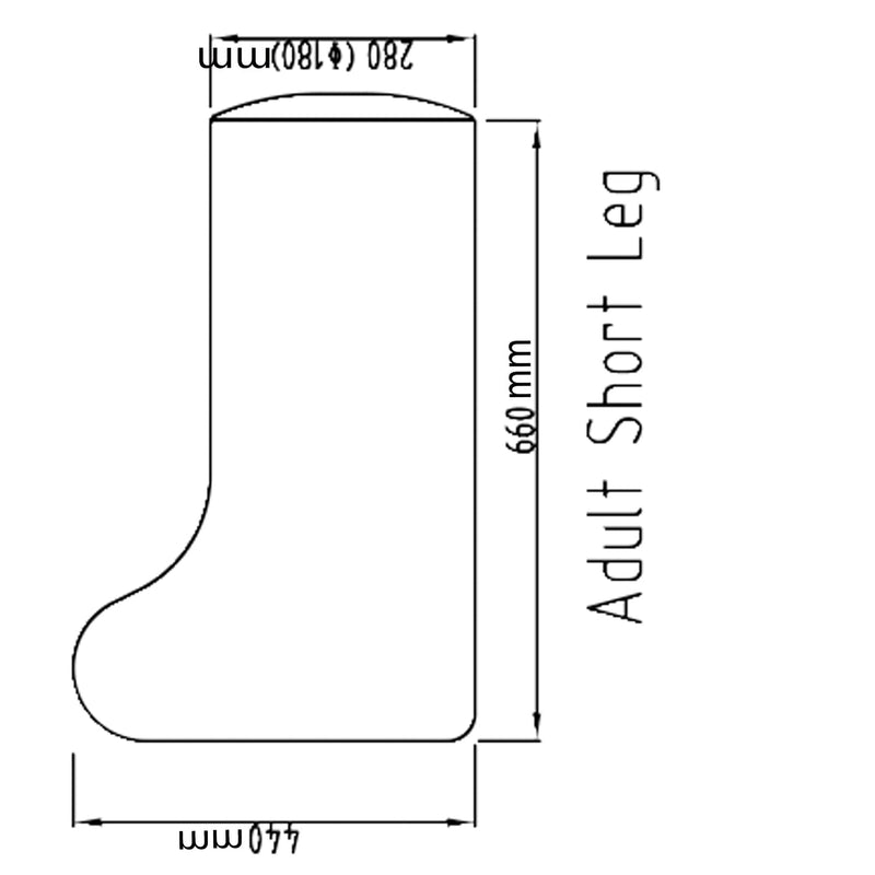 [Australia] - Waterproof Leg Cast Cover for Shower,Bath-Reusable Leg Waterproof Protector Keep Cast and Bandage Dry-Adult Half leg-66cm Adult Short Leg 
