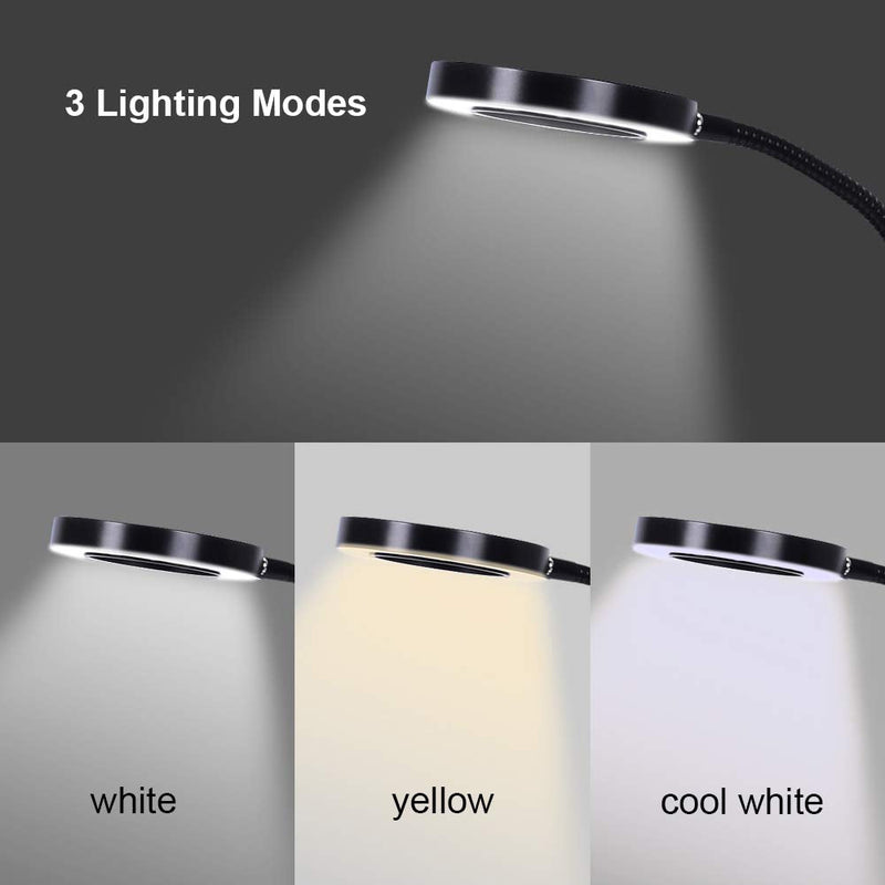 [Australia] - LED 3X Magnifier, Flexible Gooseneck Magnifier Lamp Strong Magnet Base, Can Be Positioned to Hold The Magnifier Where You Want Hands Free 