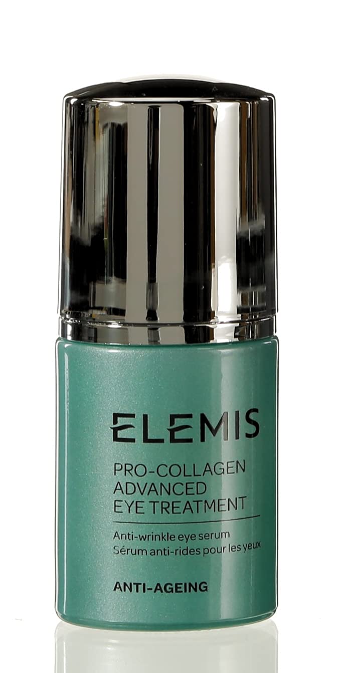 [Australia] - Elemis Pro-Collagen Advanced Eye Treatment, Hydrating Under Eye Cream Formulated with Protein-Rich Actives for a Youthful Complexion, Weightless Anti-Wrinkle Eye Cream to Smooth and Firm, 15 ml 