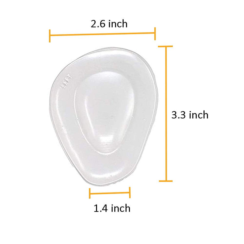 [Australia] - Metatarsal Pads Ball of Foot Cushions 8 Pack Gel Ball Feet Pads Mortons Neuroma Callus Foot Pain Relief Bunion Forefoot Support for Women Men 