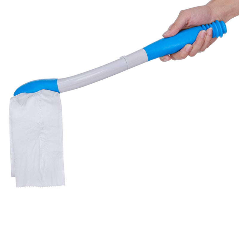 [Australia] - Toilet Aids for Disabled and Elderly, Foldable Toilet Aids Tools Bottom Wiper, Toilet Aids Tools Long Comfort Wipe, for Seniors and Handicap Obese People 