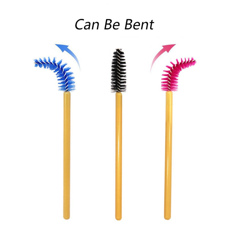 [Australia] - Mascara Wands Disposable Eyelash Brushes Bulk for Extensions Premium Lash Wand Makeup Brush Tool Kit, Multi Color, 250 Pack 