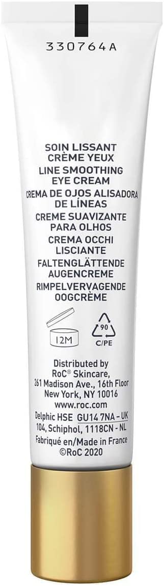 [Australia] - RoC - Retinol Correxion Line Smoothing Eye Cream - Visibly Reduces Puffiness & Dark Circles - Anti-Wrinkle and Ageing - 15 ml 