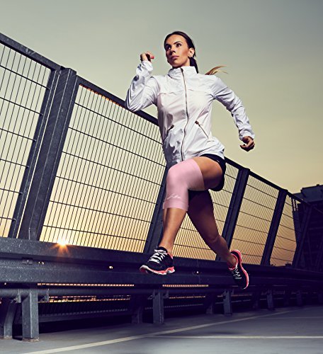 [Australia] - Doctor Developed Ladies Pink Knee Brace / Knee Compression Sleeve / Knee Support for Women & Doctor Written Handbook -Guaranteed relief for Arthritis, Tendonitis, Injury support, & Running (X-Large) X-Large 