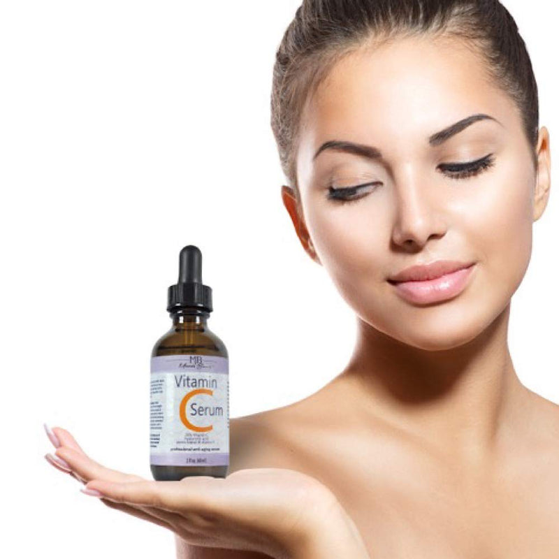 [Australia] - DOUBLE SIZED (2 oz) PURE VITAMIN C SERUM FOR FACE 20% With Hyaluronic Acid - Anti Wrinkle, Anti Aging, Dark Circles, Age Spots, Vitamin C, Pore Cleanser, Acne Scars, Organic Vegan Ingredients 