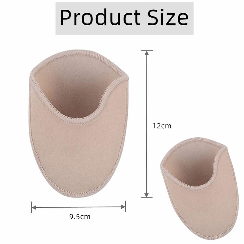 [Australia] - 1 Pair Ballet Dance Shoe Toe Pads Ballet Shoe Pouches Pad Protector Soft Toe Cap Relief Forefoot Pain Point Shoes Ballet Slipperfor Heel Ballet Point Shoes 