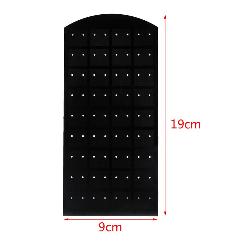 [Australia] - Bleiou 72 Holes Earrings Ear Studs Jewelry Show Plastic Display Rack Stand Organizer Holder Showcase Box 6pcs 