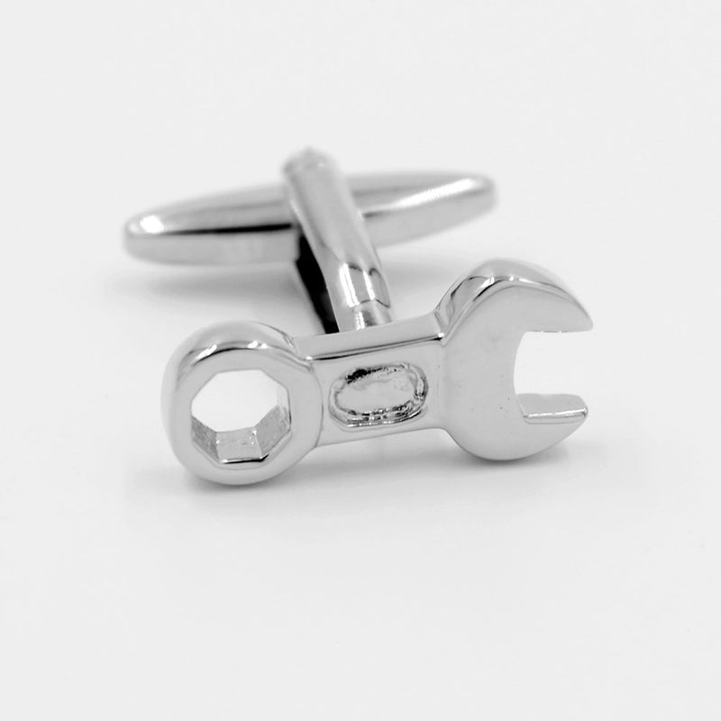 [Australia] - Tools Spanner Wrench Cufflinks Shirt Carpenter Joiner Workman Mechanic DIY Tool 