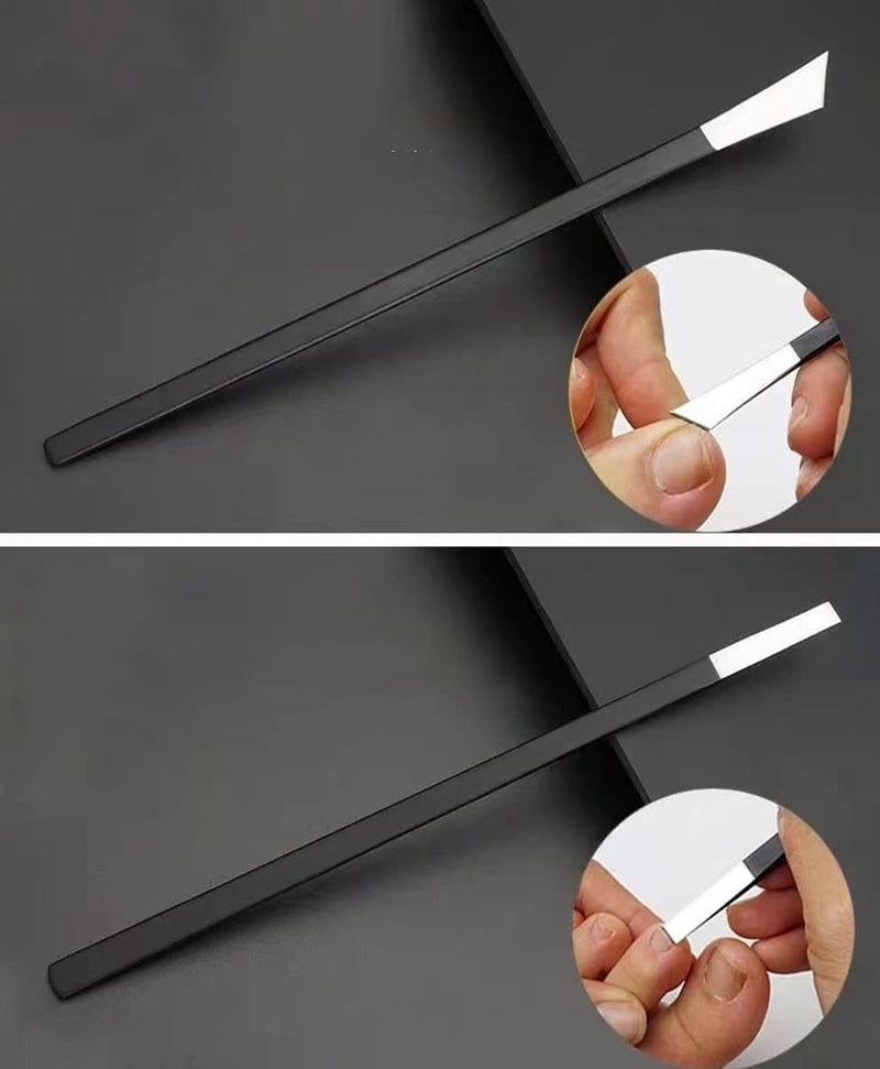 [Australia] - Pedicure Knife Tools Kits, Professional Stainless Steel Dead Skin Foot Callus Remover,4 pcs Ingrown Toenail Knife Tools Foot Scraper Knife to Remove Dead Skin with Portable Storage Bag 
