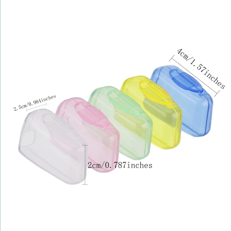 [Australia] - ILLUVA 10 Pieces Portable Toothbrush Head Covers, Travel Toothbrush Protector Cover 