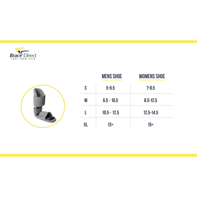 [Australia] - 90 Degree Night Splint - Padded Sleeping Boot for Plantar Fasciitis, Drop Foot, Achilles Tendinitis - Stretching and Immobilizer- Left or Right Foot - Men or Women PDAC L4396/L4397 by Brace Align S 