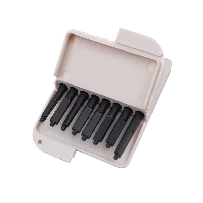 [Australia] - WANGCL Hearing Aid Wax Guard Dust Proof Earwax Guard Filters Compatible With WIDEX PHONAK UNITRON Hearing Aid Accessories 1.2mm Hole - 8 PCS/Box+2pcs Brush 