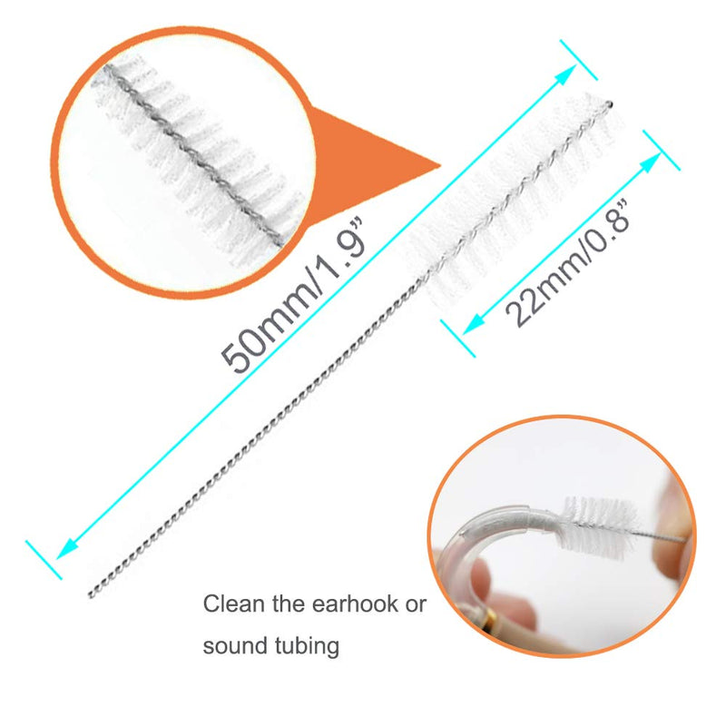 [Australia] - 8 pieces hearing aid amplifier cleaning tools, earbuds/Headphones/Airpods cleaner brush kits with case 