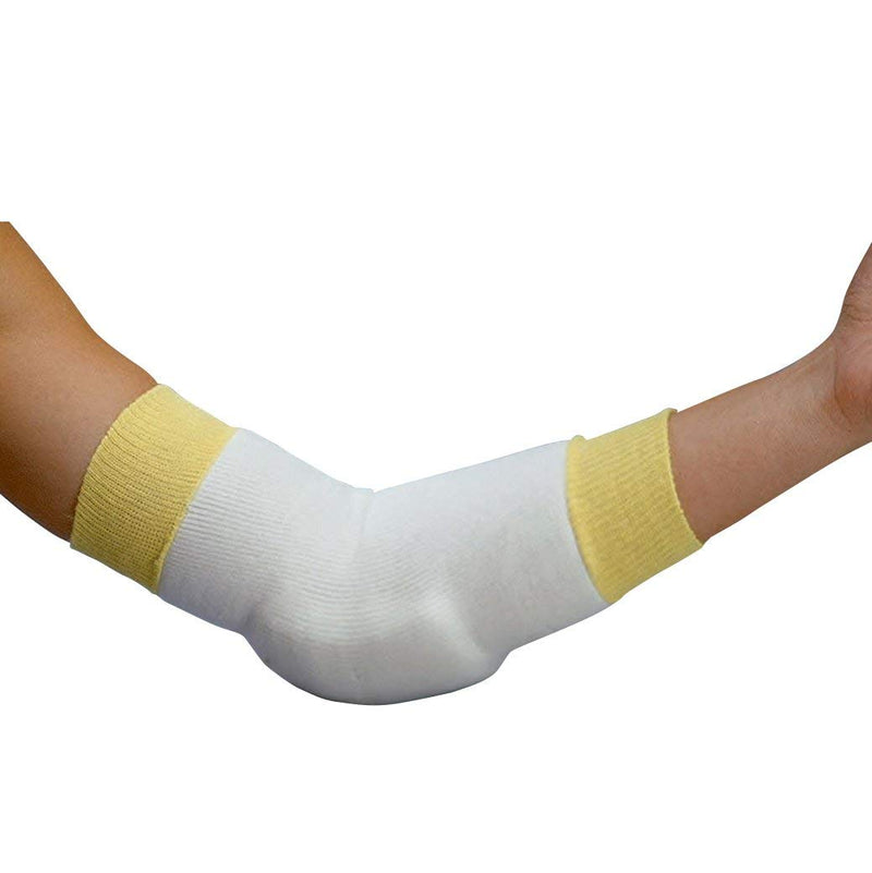 [Australia] - Rolyan Elbow/Heel Protectors, Pair of Small 9" Heel or Elbow Sleeves with Foam Pad Protects Skin and Relieves Pressure, Knit Support Prevents Ulcerations, Elbow Protectors for Elderly 