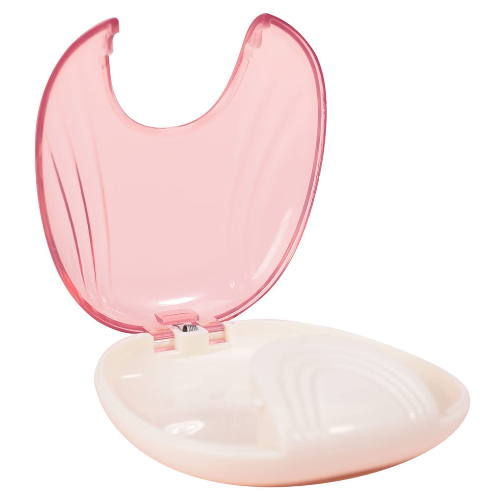 [Australia] - Y-Kelin Press-to-Open Retainer Case Retainer Container Partial Denture Box (Pink) Pink 