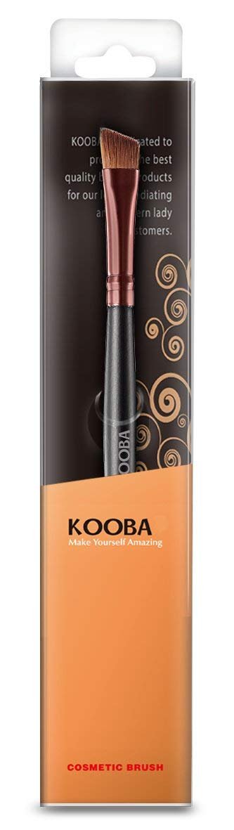 [Australia] - KOOBA Makeup Angle Eyeliner Eyebrow Brush - Portable Eye Powder Foundation Brush, Beauty Cosmetic Tool for Professional and Travel Angled 