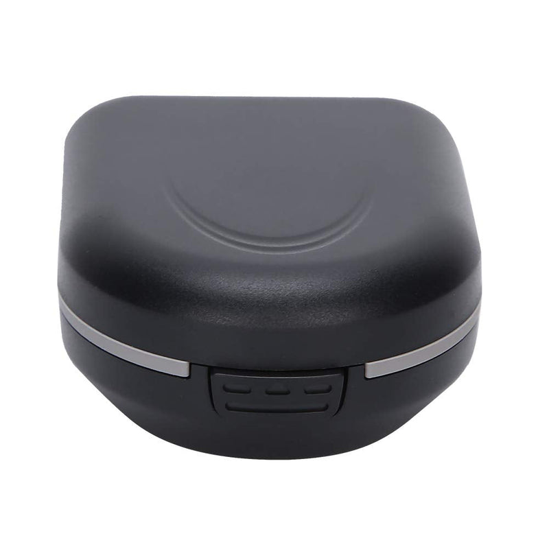 [Australia] - Semiter Summer gift Waterproof Hearing Aid Storage Case, Black Hearing Aid Case, Hearing Aid Storage Drop Resistance Store Hearing Aids for Behind?the?Ear Hearing Aid 