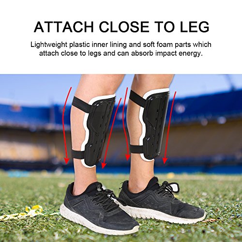 [Australia] - VGEBY1 Shin Guards, Leg Protective Guard Breathable Pad Board Accessory Tool(Black) 