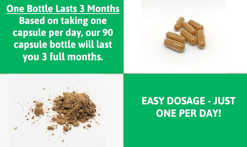 [Australia] - High-Strength Dandelion Extract Capsules (10:1) 5,000mg Per Capsule - 90 Per Bottle, Vegan Safe, UK Manufactured 