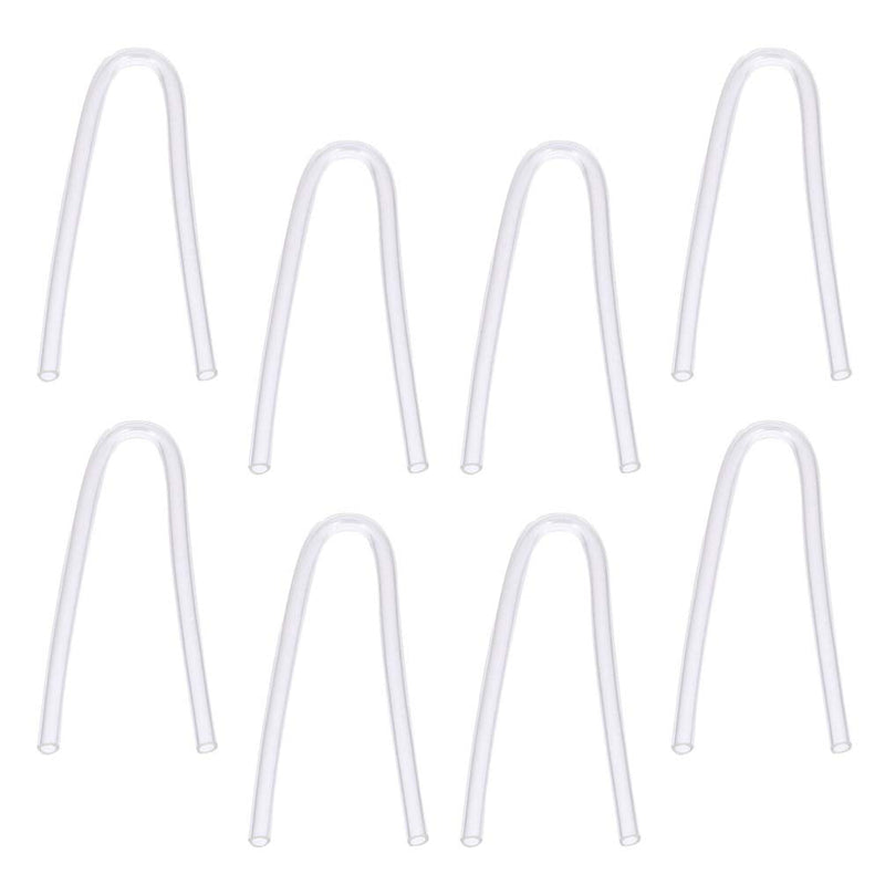 [Australia] - iplusmile 8 Pcs Earmold Hearing Aid Tubing Eardrum Machine Tube Sound Tube Tubing for Hearing Aids Earmold Accessories 