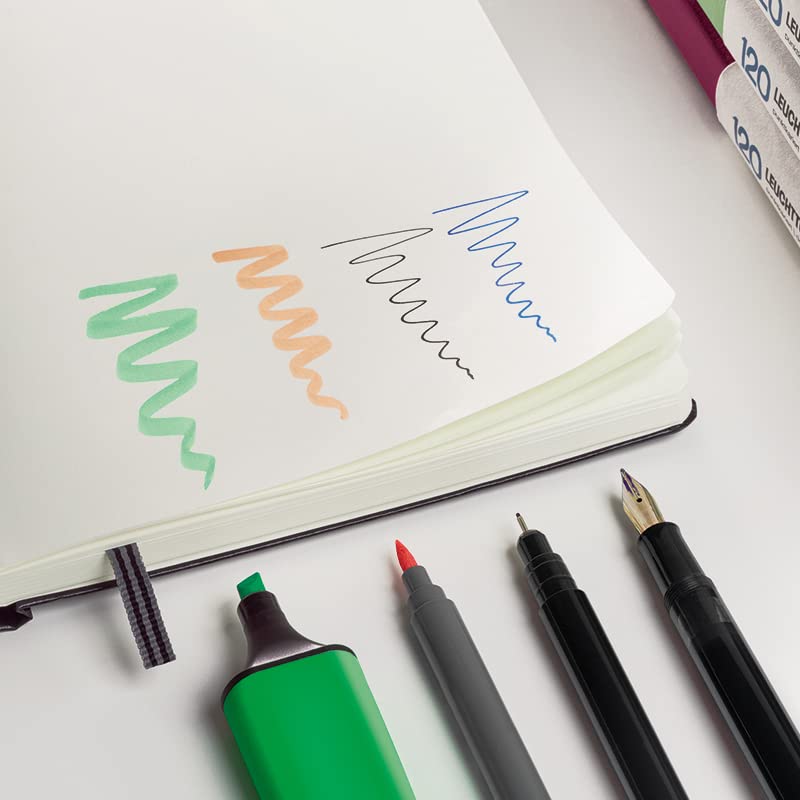 [Australia] - LEUCHTTURM1917 - 120G Special Edition - Medium A5 Ruled Hardcover Notebook (Port Red) - 203 Numbered Pages with 120gsm Paper Port Red 