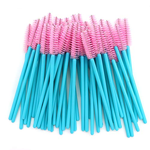 [Australia] - 300 Pack Disposable Mascara Wands Eye Lash Brushes Eyelash Extension Tool Makeup Brush Kit, Blue/Pink Blue/Pink-300pcs 