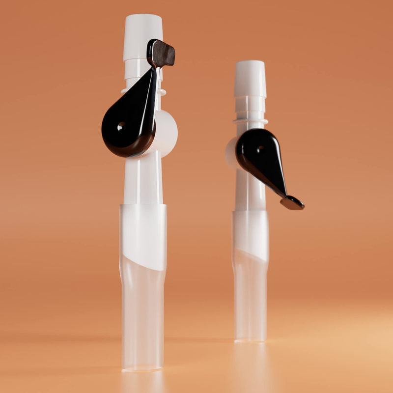 [Australia] - Ugo Catheter Valve - Urine Drainage Catheter Valves, Comfortable Easy to Use Lever Tap with Smooth Edges and Soft Silicone Tubing - an Effective Alternative to Leg Bags (Pack of 5) 