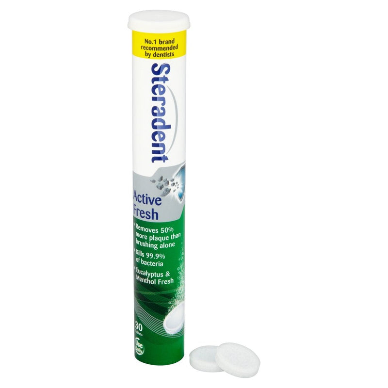 [Australia] - Steradent Active Fresh 30 Tablets 
