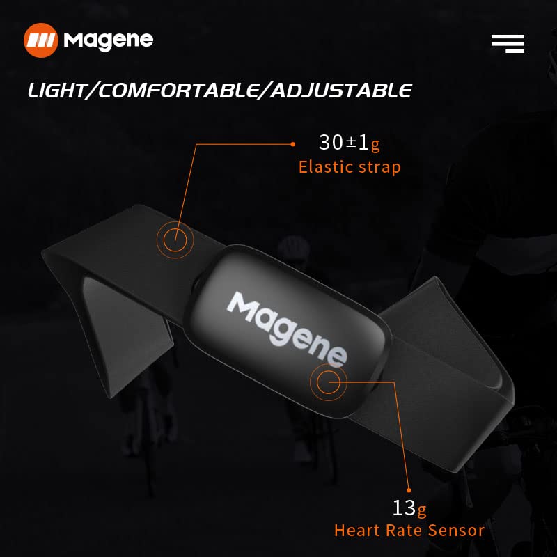 [Australia] - Magene H64 Heart Rate Monitor, Heart Rate Sensor Chest Strap, Protocol ANT+/Bluetooth, Compatible with iOS/Android APPs New H64 