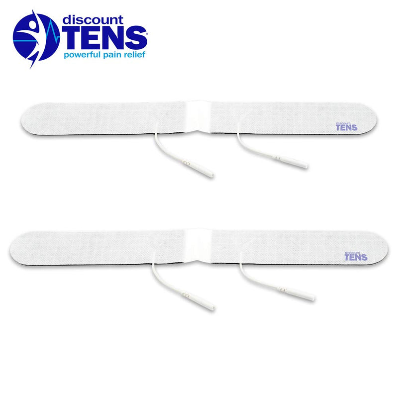 [Australia] - TENS Electrodes, 2 Premium Quality 13 inch x1.5 inch Lower Lumbar Strip Self Adhesive Electrodes for TENS Units, Wired TENS Unit Electrodes, Discount TENS Brand 