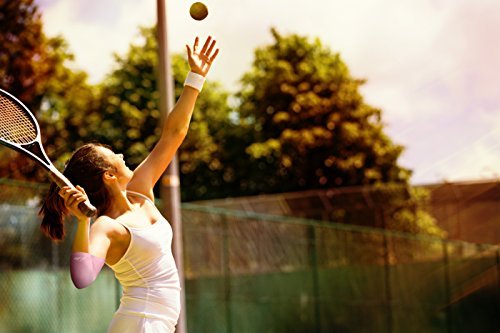 [Australia] - Doctor Developed Ladies Pink Elbow Compression Sleeve for Women and Doctor Written Handbook- relief from Tennis/Golfers Elbow & Other Elbow Conditions - Excellent Customer Support (Large) Large 