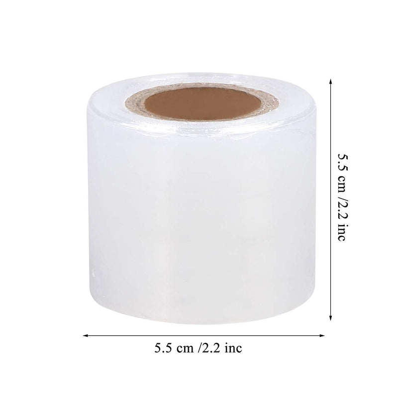 [Australia] - 2 Packs Preservative Film Disposable Eyebrow Tattoo Plastic Wrap with Microblading For Professional Eyebrow Lips Permanent Make Up Supplies Wrap Cover Tape Roll 