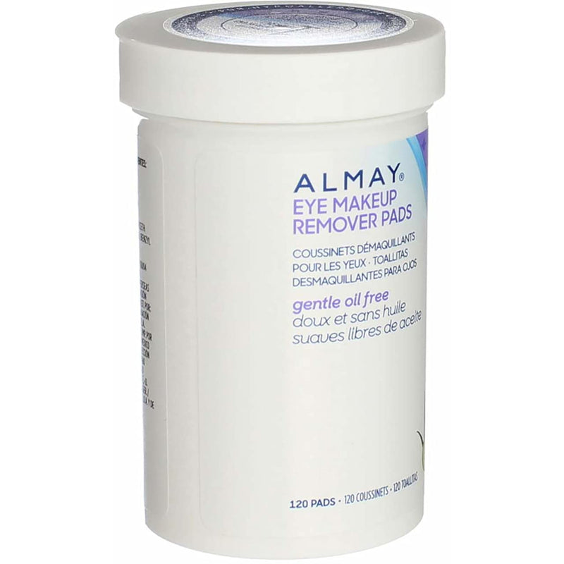 [Australia] - Almay Oil Free Gentle Eye Makeup Remover Pads, 120 Count (Pack of 3) 
