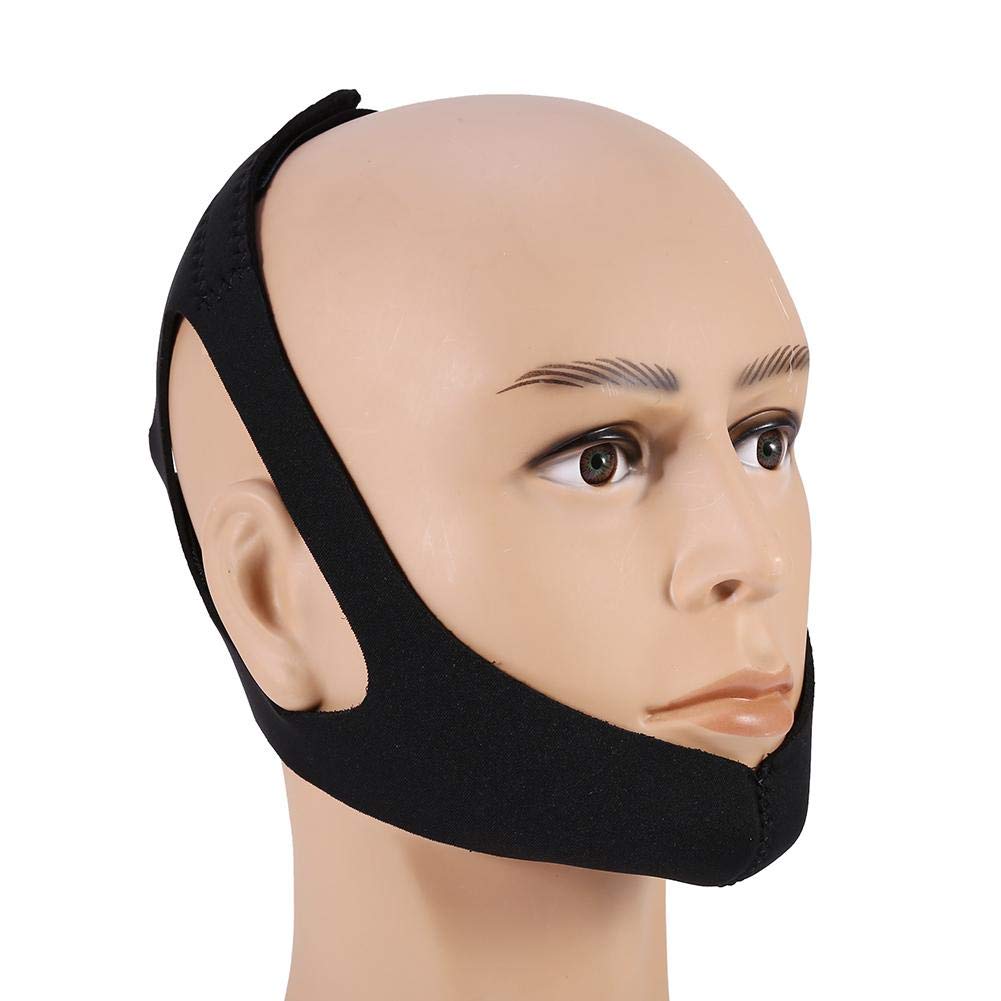 [Australia] - Anti Snore Chin Strap, Snoring Solution Effective Anti Snore Device Adjustable and Breathable Stop Snoring Head Band for Women and Men 