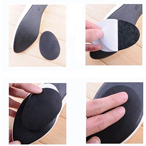 [Australia] - Non-slip Shoe Pads Slip Resistant Shoe Heel Sole Pads Self Adhesive Rubber Cushion Sticker Protector (2 Pairs) 