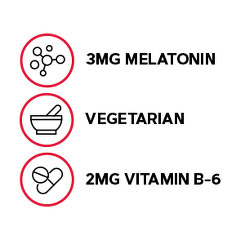 [Australia] - GNC Melatonin 3mg - 120 Vegetarian Tablets 120 Count (Pack of 1) 