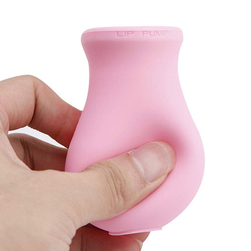 [Australia] - MonLiya Lips Enhancer Plumper Device,Pink Vase Type Physical Way Lip Pump Enlarger Fuller Bigger Sexy Lips Silicone Natural Pout Mouth Tool Sexy Lip Mouth 