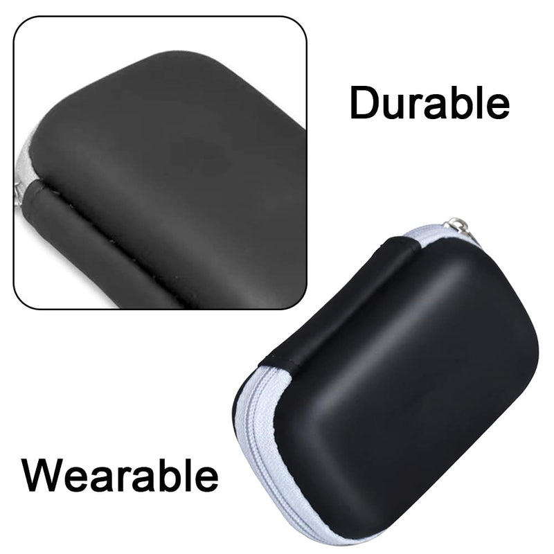 [Australia] - 2 Pcs Pulse Oximeter Cases Hard EVA Zipper Pulse Oximeter Box Portable Pulse Oximeter Cover Bag for Blood Oxygen Saturation Monitor 