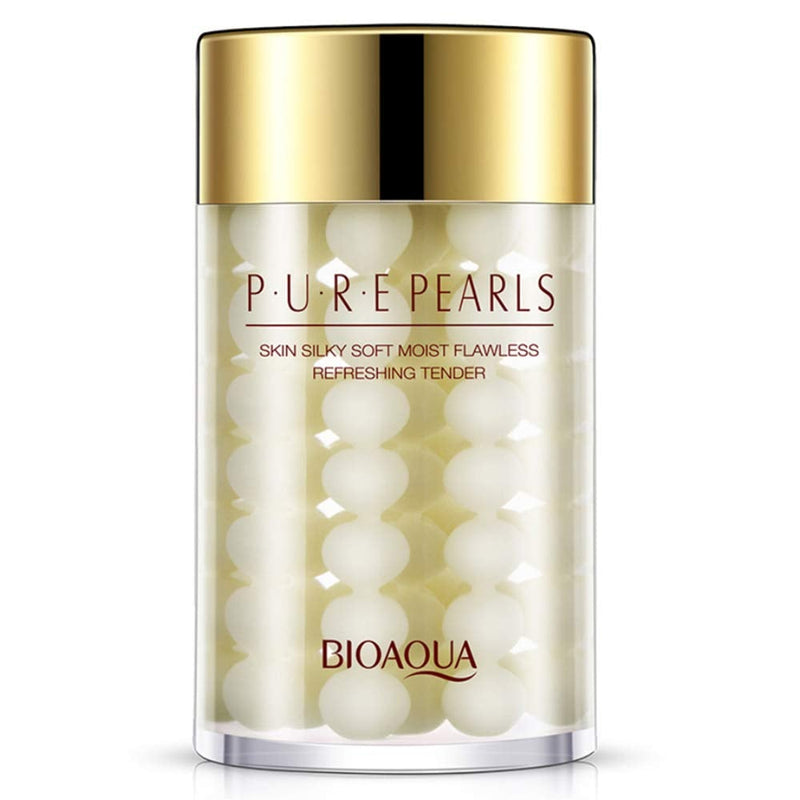 [Australia] - BIOAQUA Pure Silk Pearl Essence Face Cream Hyaluronic Acid Moisturizing Refreshing Flawless Hydro-Lipid Balance Rejuvenation 120g 
