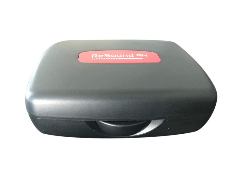 [Australia] - Portable Storage Carrying Case for All Brand Hearing Aid Amplifier / PSAP / BTE / ITE / ITC / CIC / RIC / RITE (Black) 