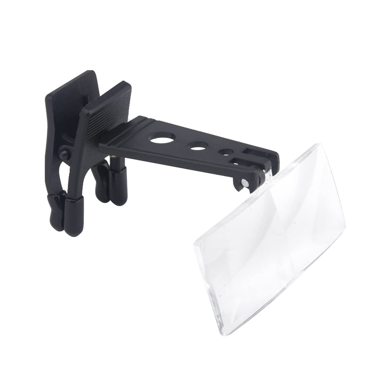 [Australia] - UXELY Magnifier Magnifying Lenses Magnifying Glass Clip On Eyeglass Loupe Hands Free 