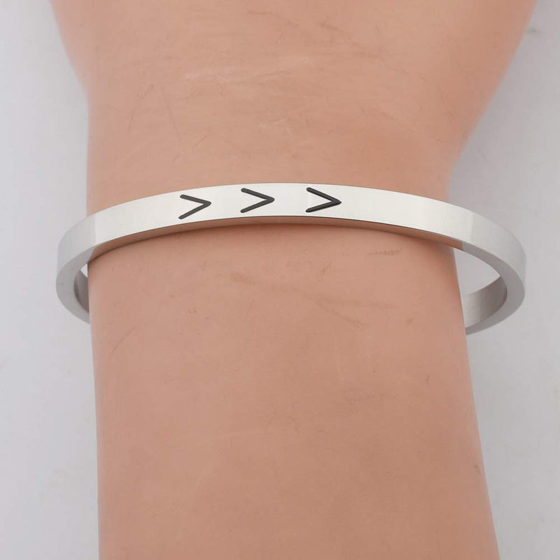 [Australia] - BNQL Down Syndrome Awareness Necklace Keychain Cuff Bracelet with Three Arrows 21 Necklaces Keychain Cuff Bracelet 