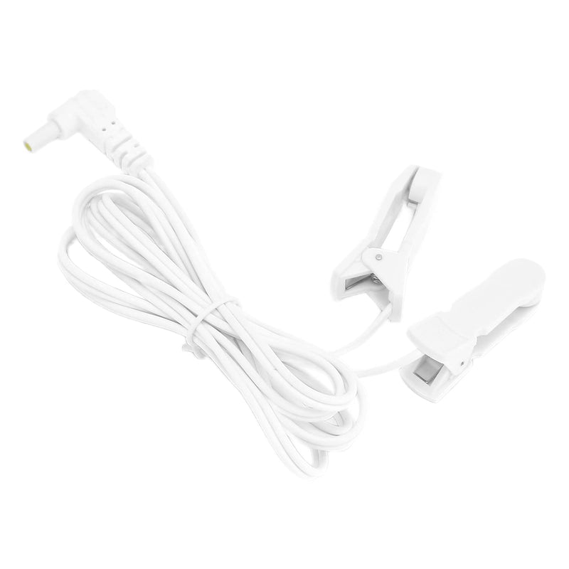 [Australia] - 2.35mm TENS Ear Clip for Digital Massage Machine, Electrode Wire Lead Connecting Cable for Promote Blood Circulation and Make Body Healthy 