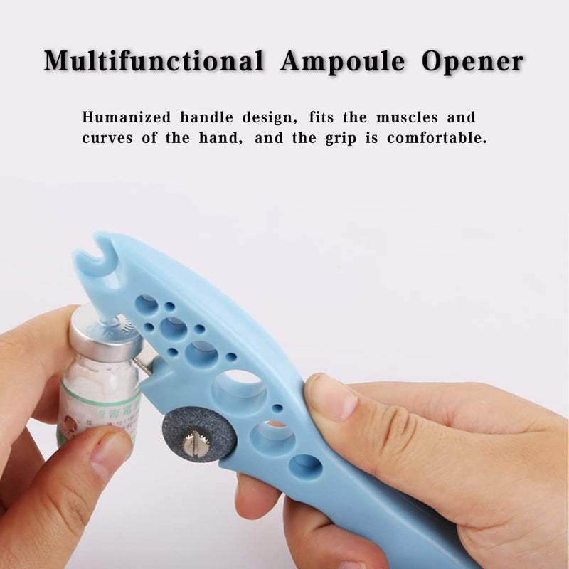 [Australia] - 2 Pcs Multifunctional Ampoule Opener Ampule Breakers Medicine Vial Ampoule Glass Bottle Opener with Grinding Wheel for Cut The Ampoule or Medical Glass 