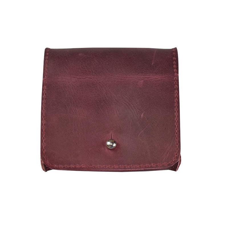 [Australia] - Hide & Drink, Leather Jewelry Pouch, Mini Travel Size Box, Rings & Precious Articles Storage Organizer, Groom & Bridesmaid Wedding Gifts, Handmade :: Sangria 