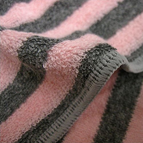 [Australia] - Binchotan Haramaki Body Warmer Belt Japan Bico Stripes Light Grey Baby Pink 