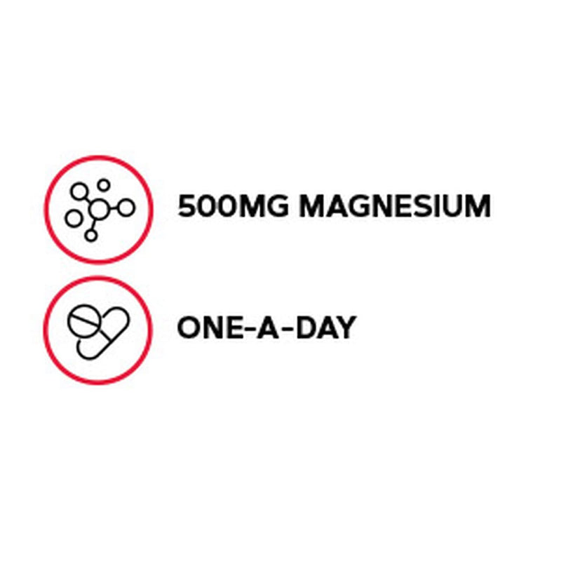 [Australia] - GNC Magnesium 500mg, 120 Capsules, Supports Calcium Absorption and Strong Teeth and Bones 