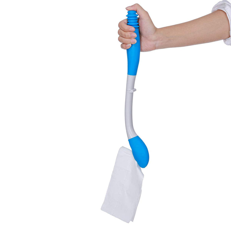 [Australia] - Toilet Aids for Disabled and Elderly, Foldable Toilet Aids Tools Bottom Wiper, Toilet Aids Tools Long Comfort Wipe, for Seniors and Handicap Obese People 